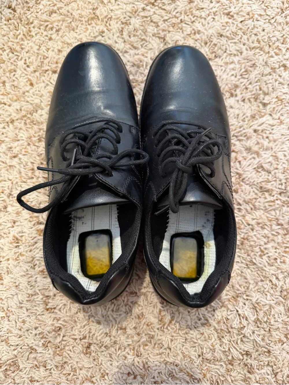 Deer Stags Black Men's Lace-Up Derby Shoes - Classic Work Dress